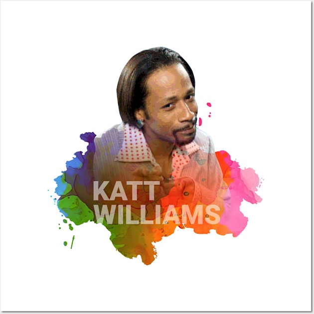 KATT WILLIAMS ON SPLASH COLOR Wall Art by MufaArtsDesigns